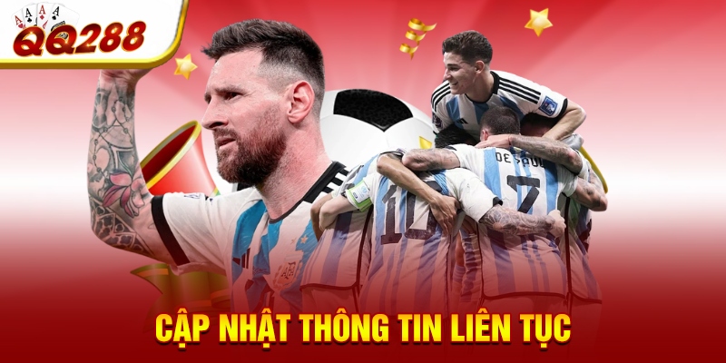 Cập nhật thông tin liên tục